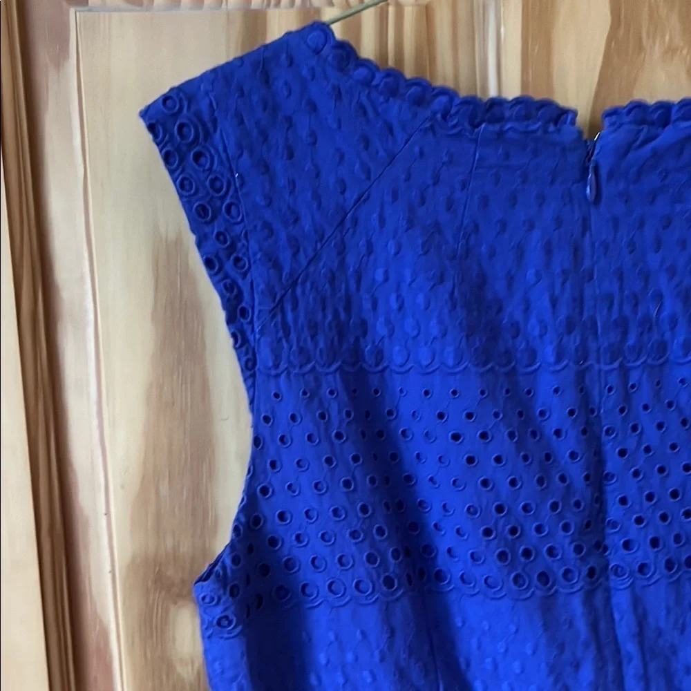 I Crew Vibrant Blue Sleeveless Dress -Size 6